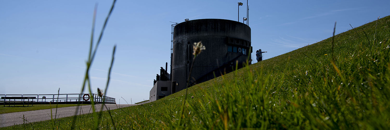Billede fra Højer Sluse en sommerdag
