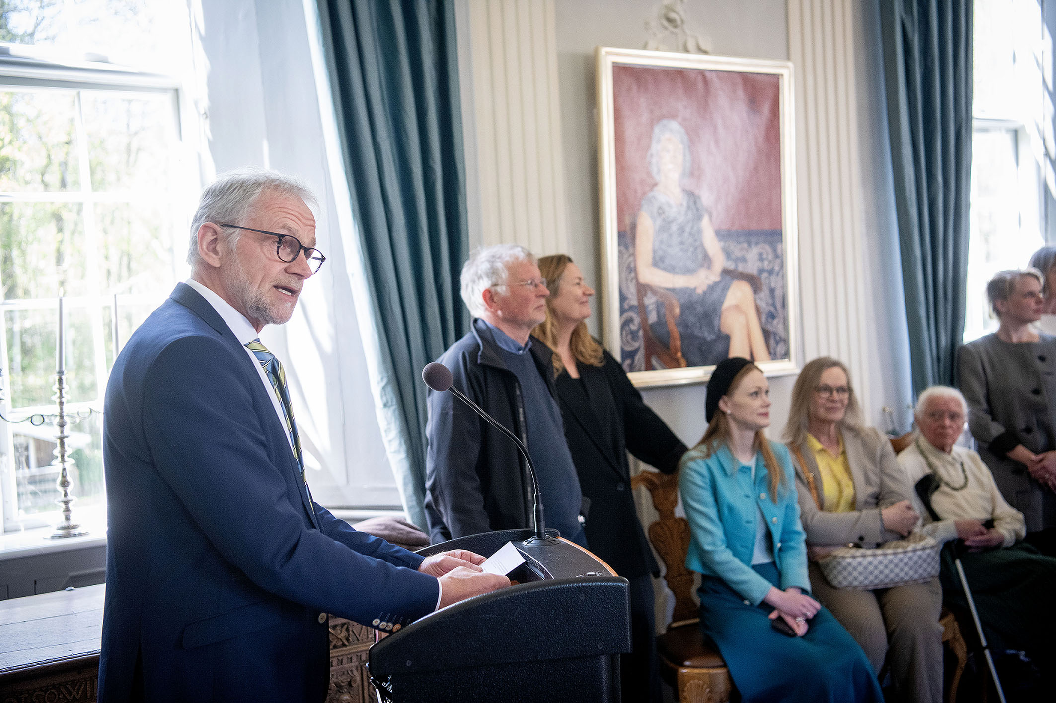 Borgmester på talerstolen