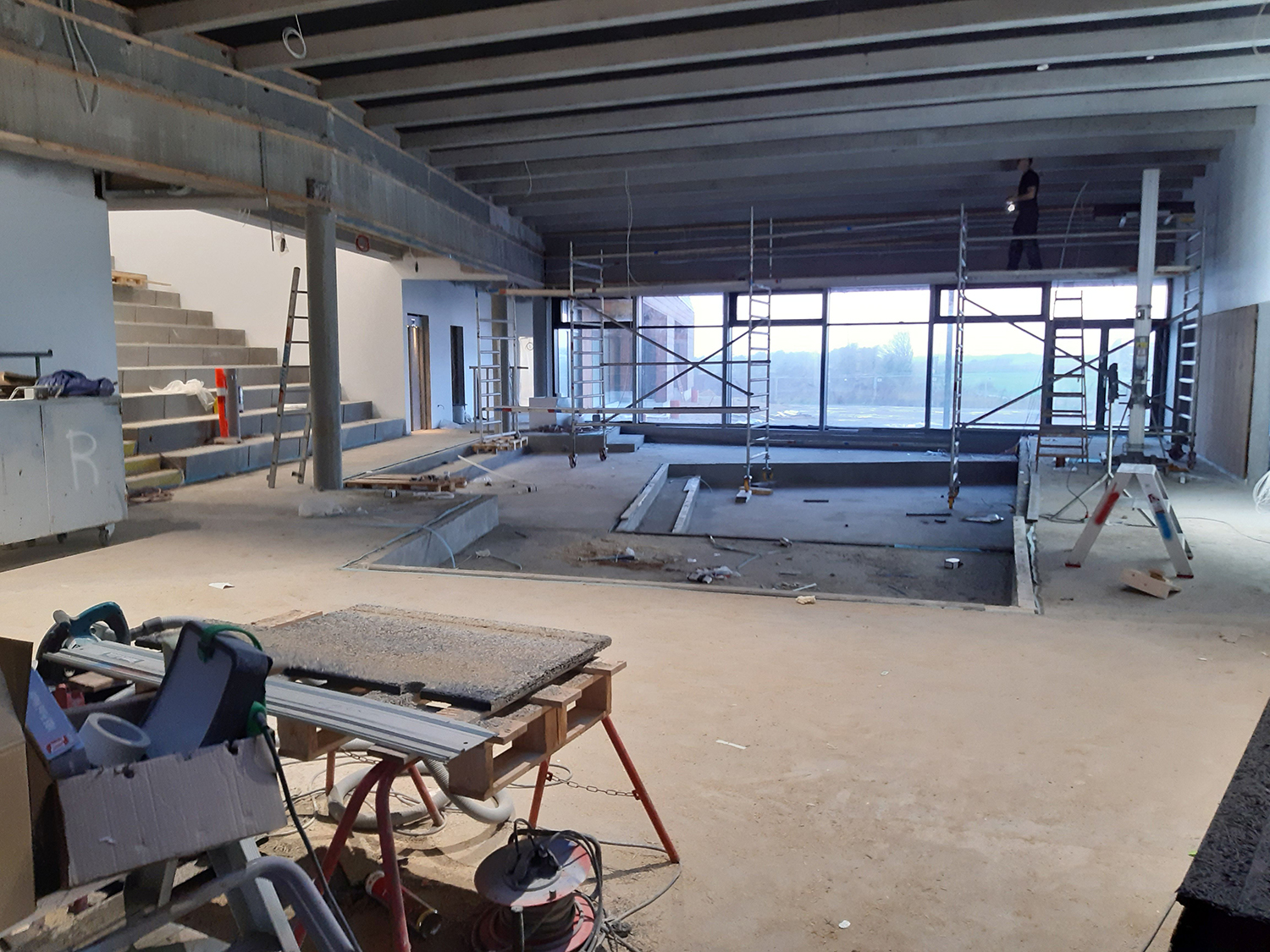 Samlingsrum - stadig under byggeri