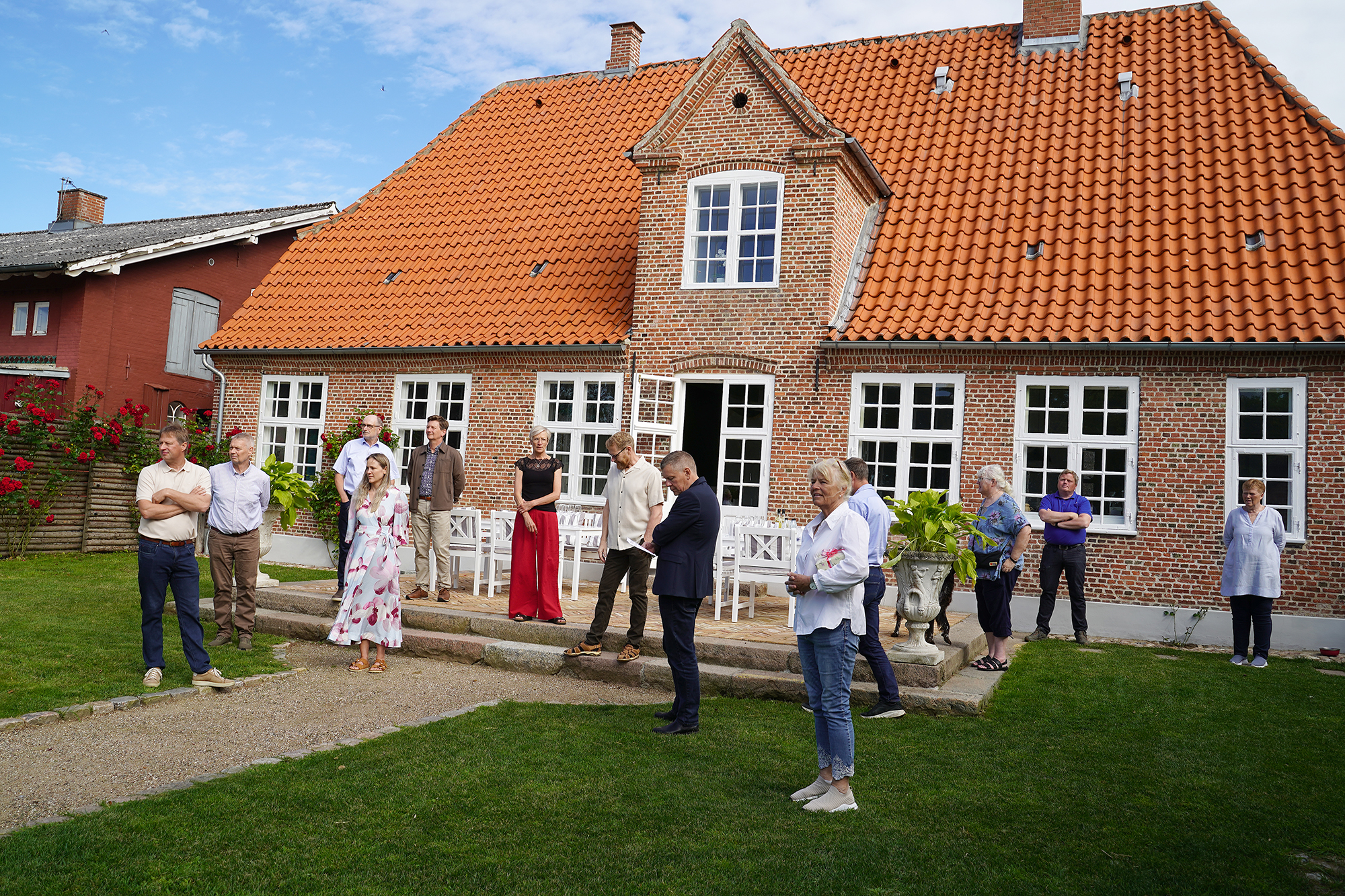 Mennersker ved Slotsgaden 19 i Møgeltønder